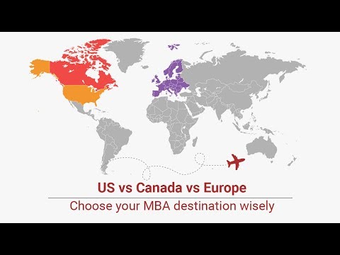 An MBA in the US, Europe and Canada