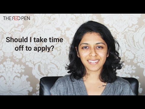 Should you take time off from work to apply for your MBA?