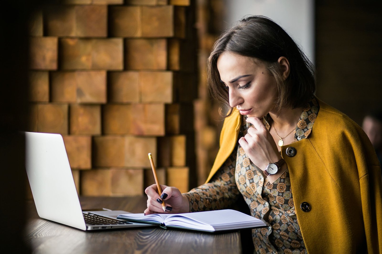 Business woman working